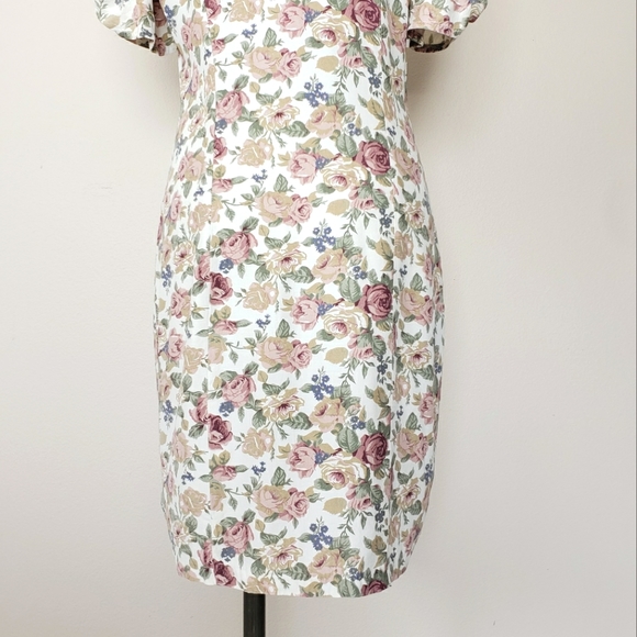 VTG Floral Button Down Dress - Picture 9 of 11